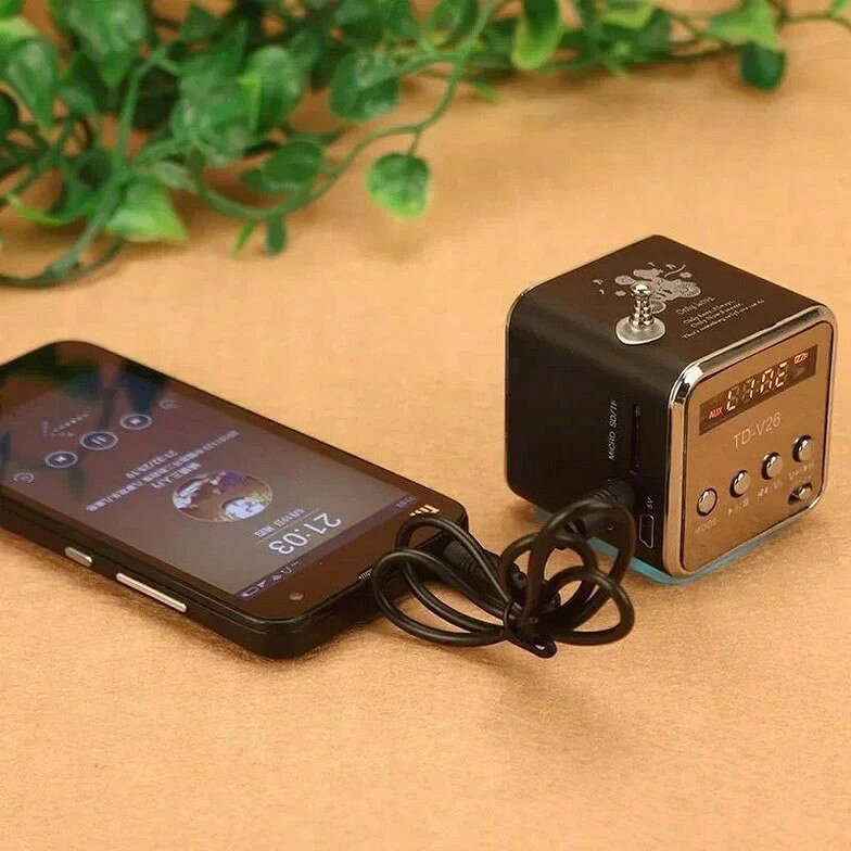 �ߥ˥ǥ����륹�ԡ����� ���ڥץ졼�䡼 �֥롼�ȥ������դ� MP3 ������ �ⴶ�� ����ñ USB���� USB/SD/TF�������б� ���� �� �ѡ��ƥ��� ���ݡ��� ι�Ԥλ������