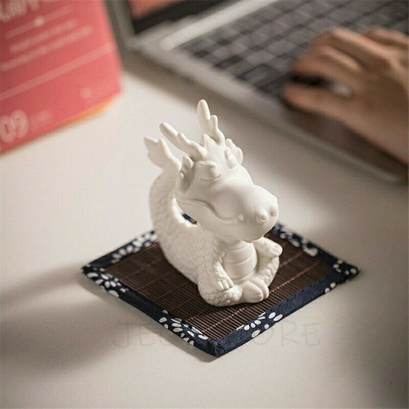 Rakuten - 置きもの 玄関 ドラゴン 竜 龍 可愛い 龍の置物 陶 オシャレ プレゼント クリスマス 陶器 陶芸 高級 プレゼント交換 新年 ギフト 面白いプレゼント