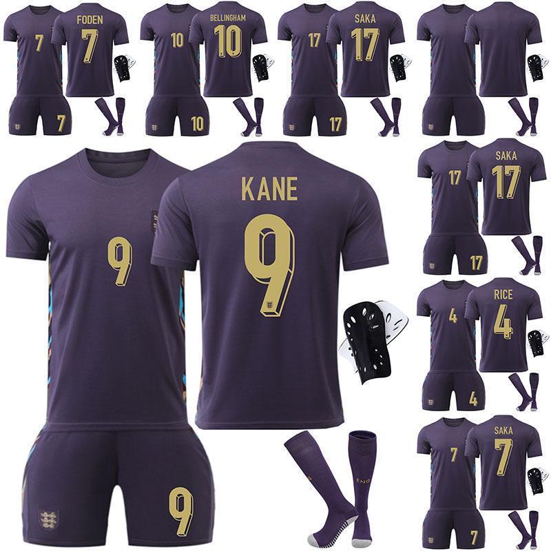 樂天商城 - サッカー ユニフォーム 【三点セット】サッカーウェア 2024イングランド遠征ユニホーム9番ケイン10ベリンハム7フォーデン欧州カップ子供用サッカーウェアセット 大人 子供 半