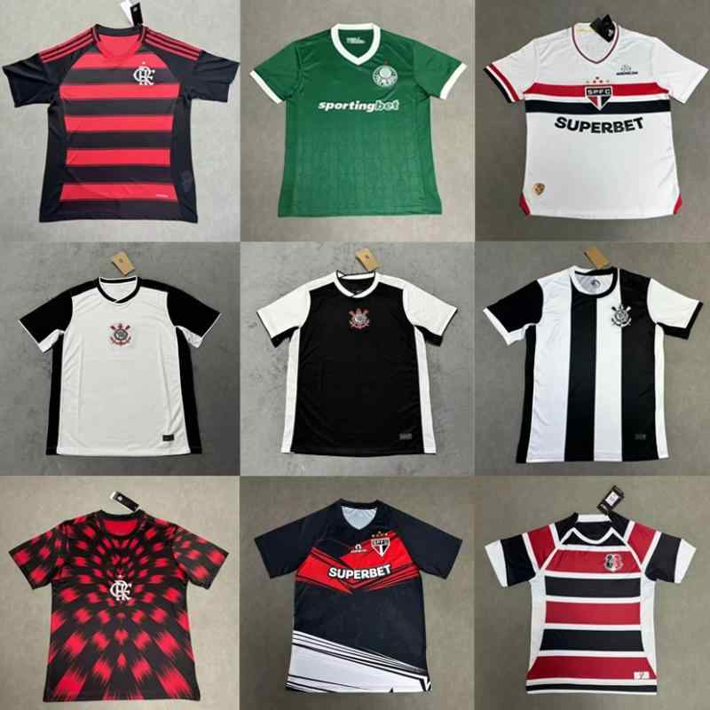 サッカーユニフォーム ブラジルプロサッカーリーグレプリカウェア 通気性抜群速乾機能素材 練習用トレーニング用スポーツウェア 応援観戦用サポーターグッズ メンズ大人用半袖シャツ