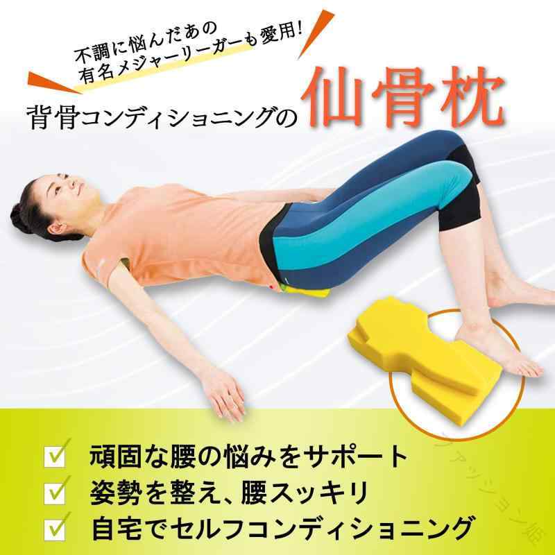 乐天商城 - 背骨コンディショニング協会 仙骨枕 ストレッチ トレーニング グッズ 器具 クッション 腰 首 肩 姿勢 リラックス効果抜群で快適ケアに最適な商品です 用健康サポート用品 背中