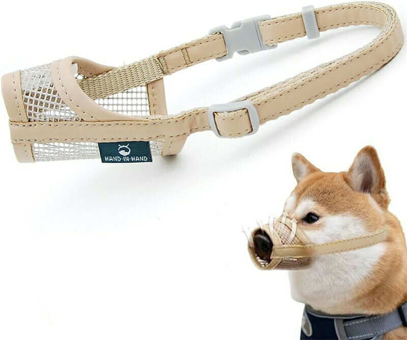 乐天商城 - 犬 口輪 無駄吠え防止グッズ 犬 噛みつき防止 メッシュ口輪 安全口輪 犬用口輪 ペット用品 サイズ調整可能 通気性 噛みつき防止 拾い食い防止 犬用口輪 小型犬
