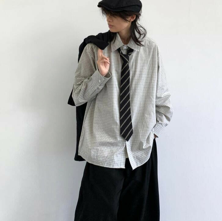 メンズ ユニセックス 長袖シャツ 長袖 シャツ オーバーサイズ ゆったり ストリート系 人気 秋服 大きいサイズ ゆったり 春服 トップス 秋服 トップス おしゃれ 春 夏 秋 男の子 旅