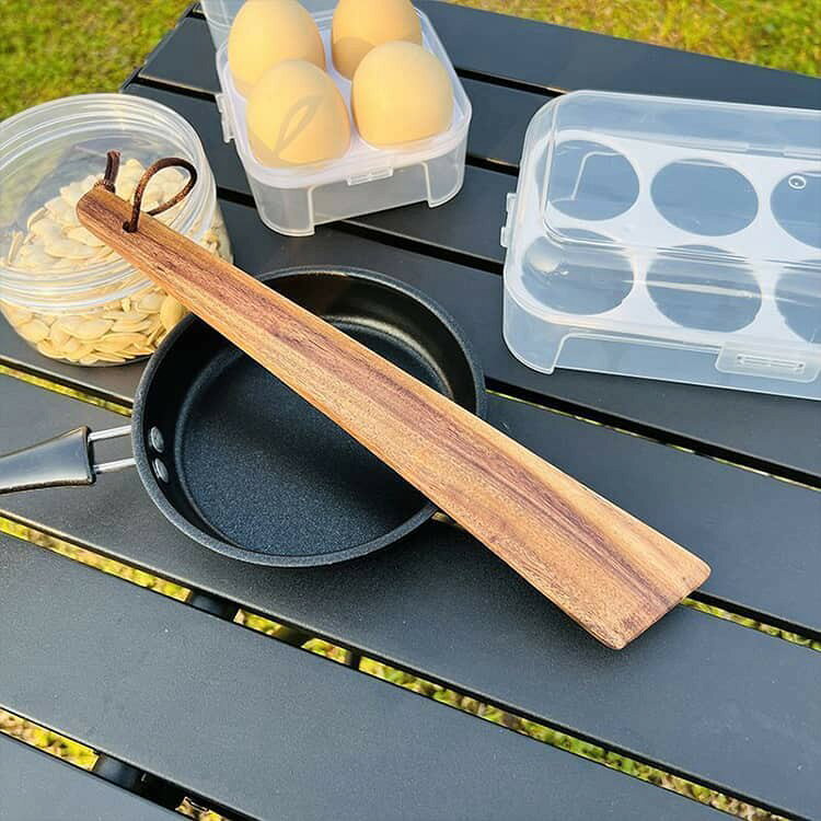 木べら スパチュラ 料理用ヘラ フライ返し キッチンツール 調理器具 調理用 鍋対応 アウトドア キャンプ用 家庭用 薄型 1mm薄型先端 三角形 軽量 耐油性 こげつきにくい 便利グッ smilecoco-10013991 smilecoco楽天市場店 サンプル画像3
