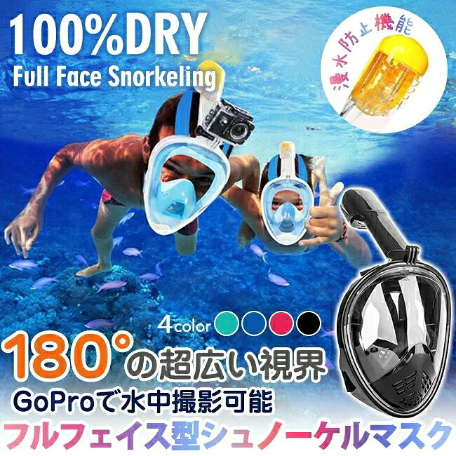 シュノーケル マスク シュノーケル 子供 レディース メンズ 180度超広角視野 ワイドビュー 対応 曇り止め 視界クリア 水中ゴーグル の機能がオールインスノーケル セット 水中眼
