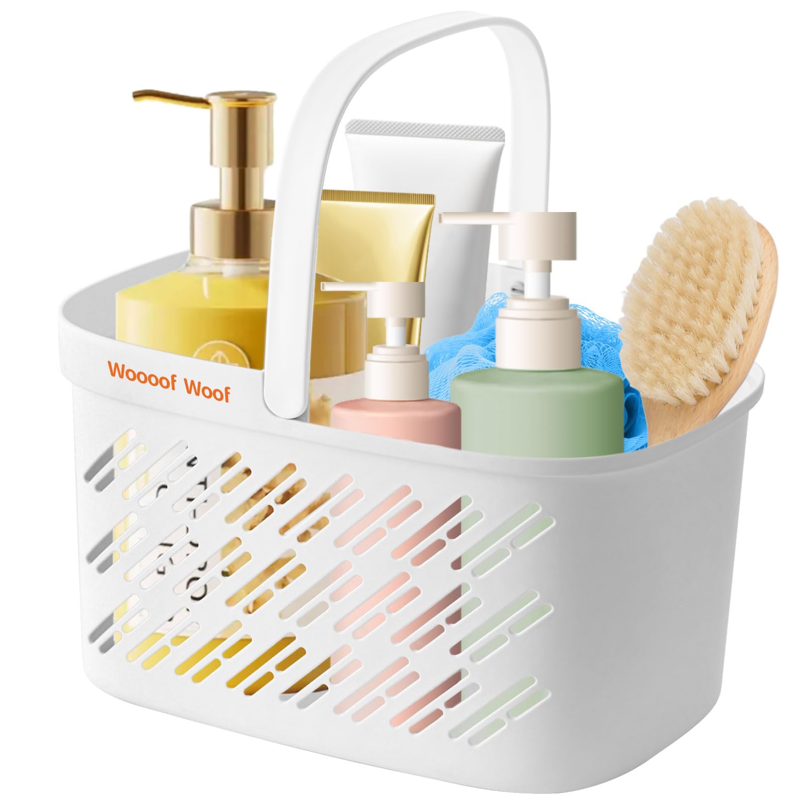 Woooof Woof 浴室用バスケット 風呂かご 浴室用 収納バスケット 温泉バッグ収納 収納かご バスルーム ..