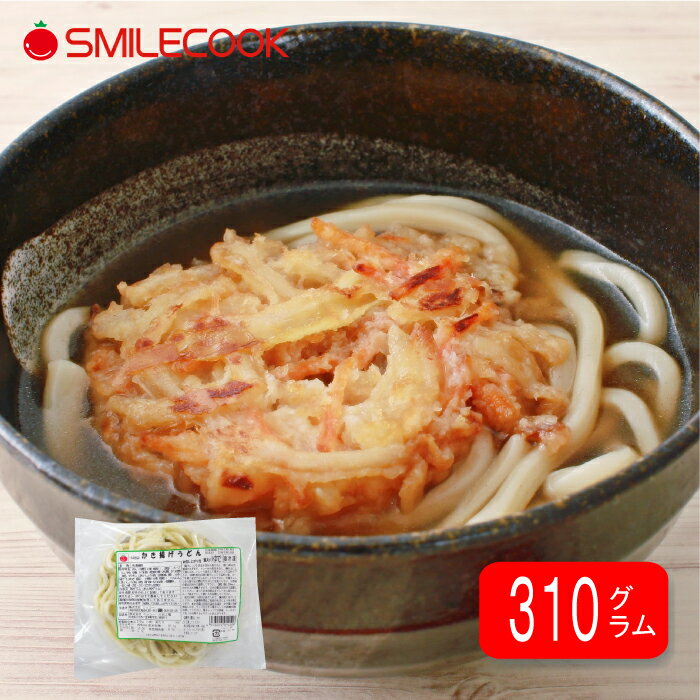 冷凍　無添加　自家製魚スープを使った　国産野菜のかき揚げうどん　1食入り　麺類　朝食　夕飯　国産野菜　国内製造　ニッコー