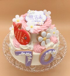 お祝いケーキ（古希）5号（15cm）￥10,200