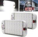 LEDルームランプ 12-85v 車用 LED ルームランプ 増設 汎用 室内灯 led 車 車内灯 48LED高輝度 ホワイト 車内照明 バン カー キャンピ...