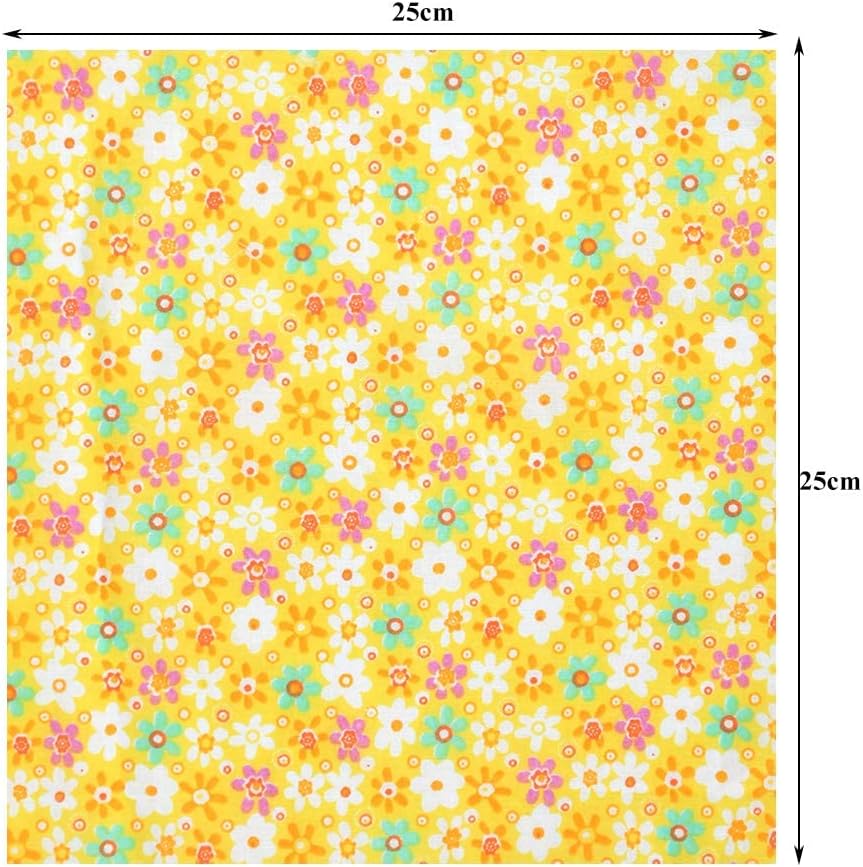 スマイルファミリーライフの56枚入り はぎれセット 生地 布 花柄 綿100% はぎれ ストライプ水玉 パッチワークセット 25×25cm 可愛い はぎれ布セット 装飾 パッチワーク布 北欧 手作り DIY 手芸用 混合色｜アングル3