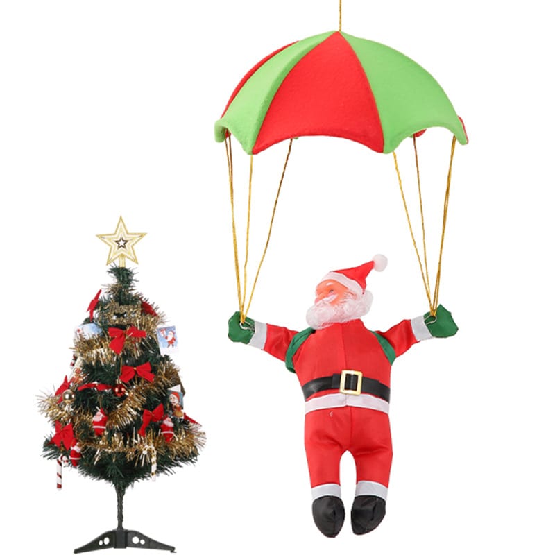 クリスマス オーナメント 可愛いサンタはしご 置物 小物 クリスマスツリー飾り 落下傘 デコレーション プレゼント サンタクロース人形 クリスマスパーティー吊り装飾用 クリスマス飾り サンタクロース人形 壁飾り