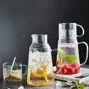 【ポイント 5倍UP !】【1200ml】ガラスティーポット ガラスセット 耐熱ガラス 大容量 ジュース ミルク(3)