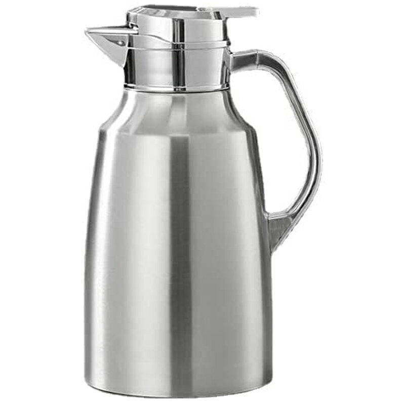 1.5L/2L 保温ポット 卓上ポット 真空断熱ポット 茶漉し付き 304ステンレス真空断熱鍋 業務用 家庭用 ケ..