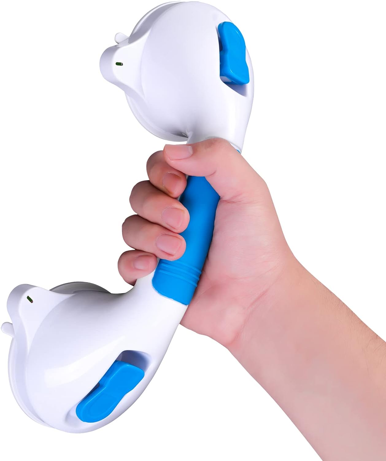 吸盤式手すり 強力 トイレ強力吸盤手すり 取り付け状態確認可能 高齢者の立ち上がり補助/介護用 工具不..