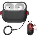 【2点以上購入で 10%クーポン】AirPods Pro2 ケース ロック付き AirPods Pro 第2世代 ケース 2023/2022 用 TPU 保護ケ...