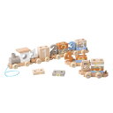 【ポイント10倍!】木製 列車 おもちゃ ままごと ごっこ遊び DIY 組み立てタイプ ごっこ遊び プルトイ 電車 汽車 車 モンテッソーリ 玩具 知育玩具 教...