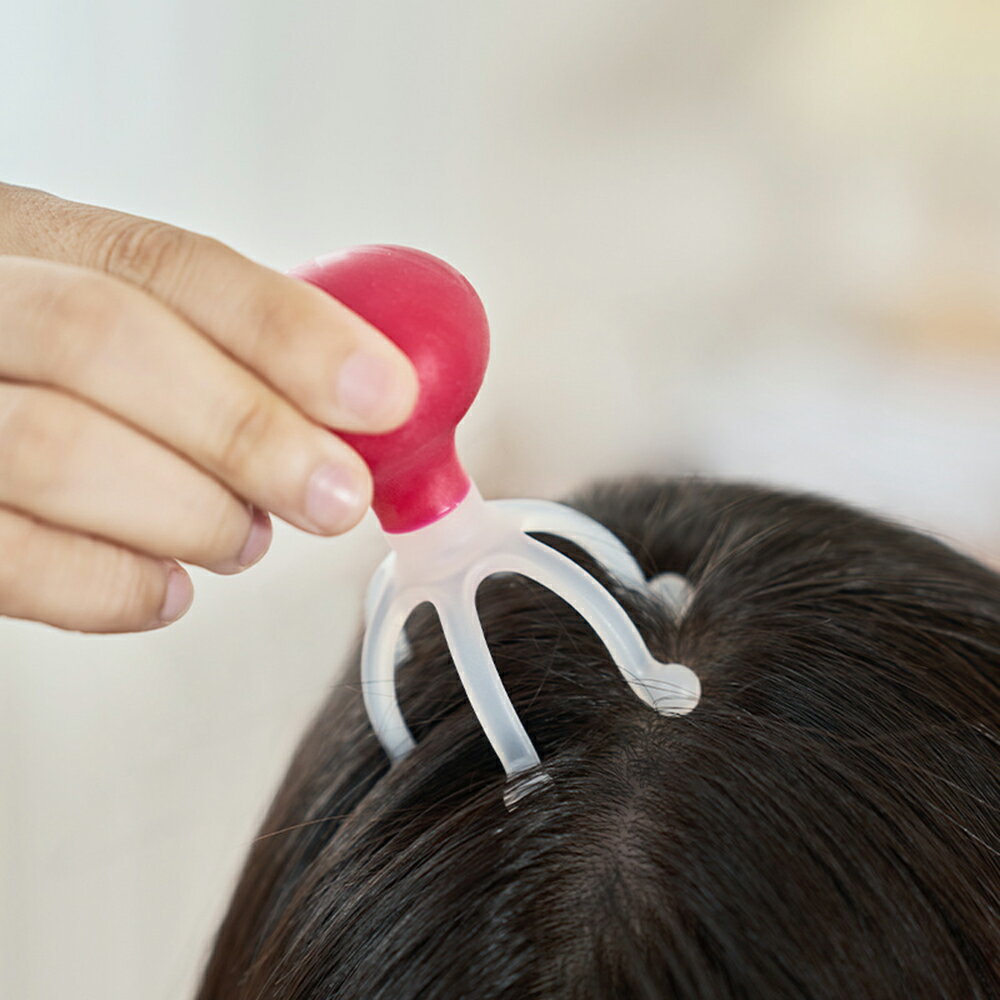 頭皮 マッサージ 器具 6爪 タコ ヘッドマッサージャー ヘッドスパ ハンドプロ スカルプケア 頭部 痒み..