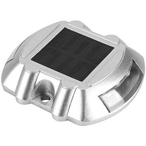 【2点以上購入で 10%クーポン】道路ライト 6LED LEDソーラーライト 路面表示灯 道路表示灯 視線誘導 芝..