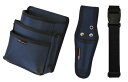 DBLTACT 三共コーポレーション DT-3SET-BL 3段腰袋3点セット ブルー DT3SETBL 【581842】