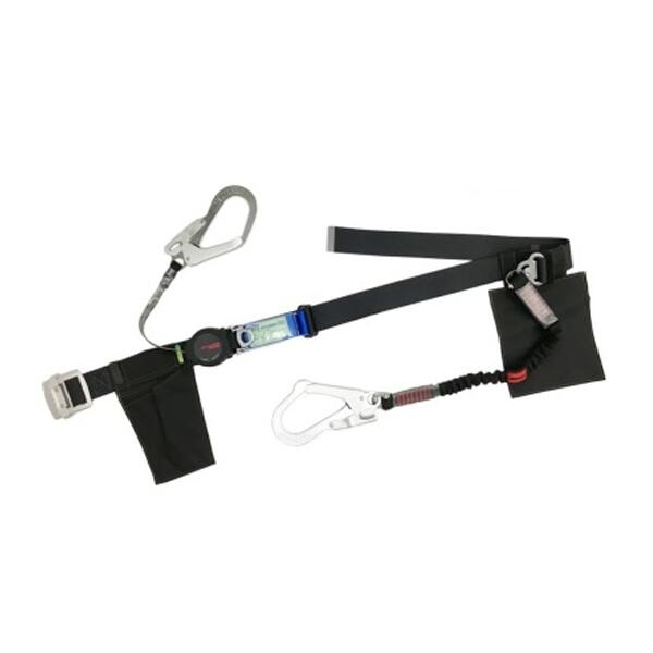 【送料無料】新規格 藤井電工 TB-ORL-2-593-NV-BLK-BK-M 2丁掛け ツヨロン ワンハンドリトライト 黒 M..