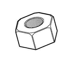 ジェフコム NT-M8P 六角ナット M8（100個/ブリスターパック） NTM8P