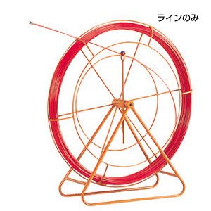 ジェフコム デンサン RG-0820 ファイバーレッドライン 線のみ 8mmφ 200m RG0820