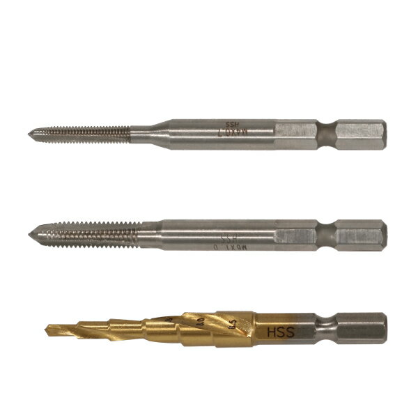 ジェフコム デンサン JRN-T46 六角軸中タップ・下穴ドリルセット