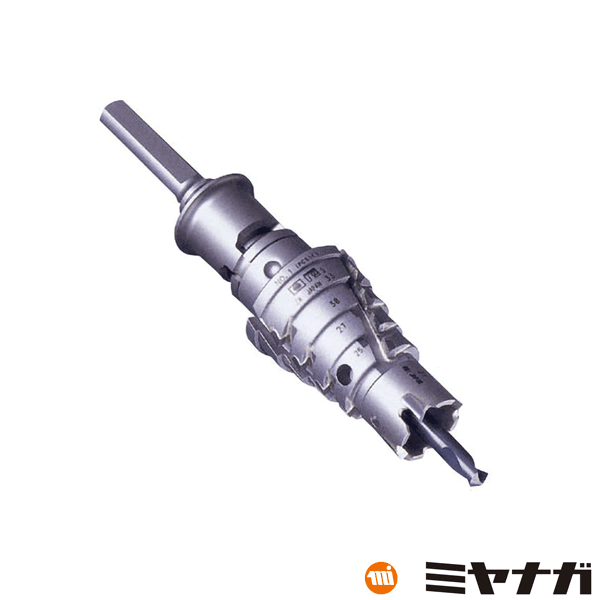 【送料無料】ミヤナガ PCS3 超硬 ステップドリル No.3 ストレートシャンク ポリクリック