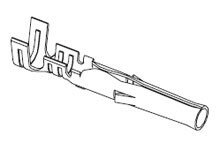 【在庫あり】モレックス molex 1561TL 100個入 ターミナル バラ端子 @