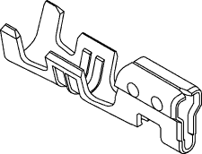 【在庫あり】モレックス molex 50802-9101 100個入 ターミナル バラ端子 @