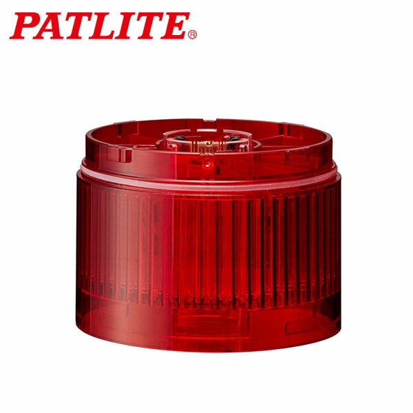 【在庫あり】パトライト LR7-E-R 赤 DC24V Φ70 LEDユニット ワンタッチ組立て LED積層信号灯 @