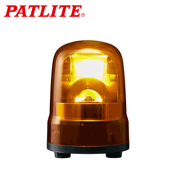 【在庫あり/送料無料】パトライト SKH-M1J-Y 黄 DC12-24V 回転灯 SKシリーズ φ100 @ その1