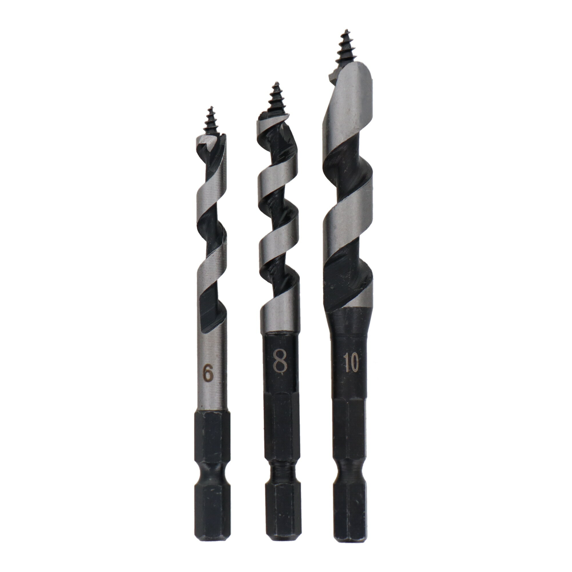 trad 三共コーポレーション TWD-301 3本組木工用ドリル刃セット 6mm／8mm／10mm 各1本 TWD301 【819544】