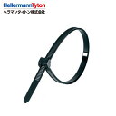 【送料無料】ヘラマンタイトン T120ROS-HSB アウトサイドセレーションタイ 黒 耐熱 100本入 インシュロック 結束バンド
