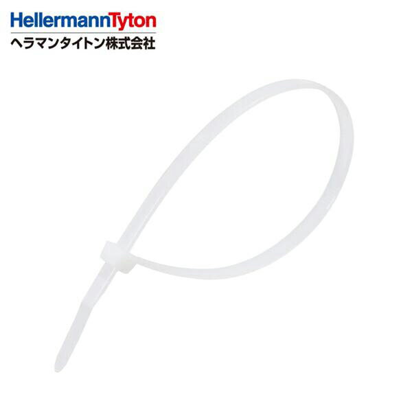 【在庫あり】ヘラマンタイトン AB250-S ABタイ 細幅 乳白 標準 屋内用 100本入 インシュロック 結束バンド @
