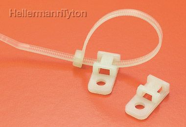 ヘラマンタイトン CTAM1-HS アンカーマウント 薄緑 耐熱 ビス止め 100個入 配線固定具 インシュロック ..