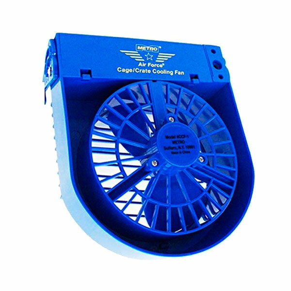 【代引料無料】正規輸入品　 ペット用扇風機　Metro Cage/Crate Cooling Fan　メトロ ケージ/クレート クーリング・ファン　ブルー　CCF-1