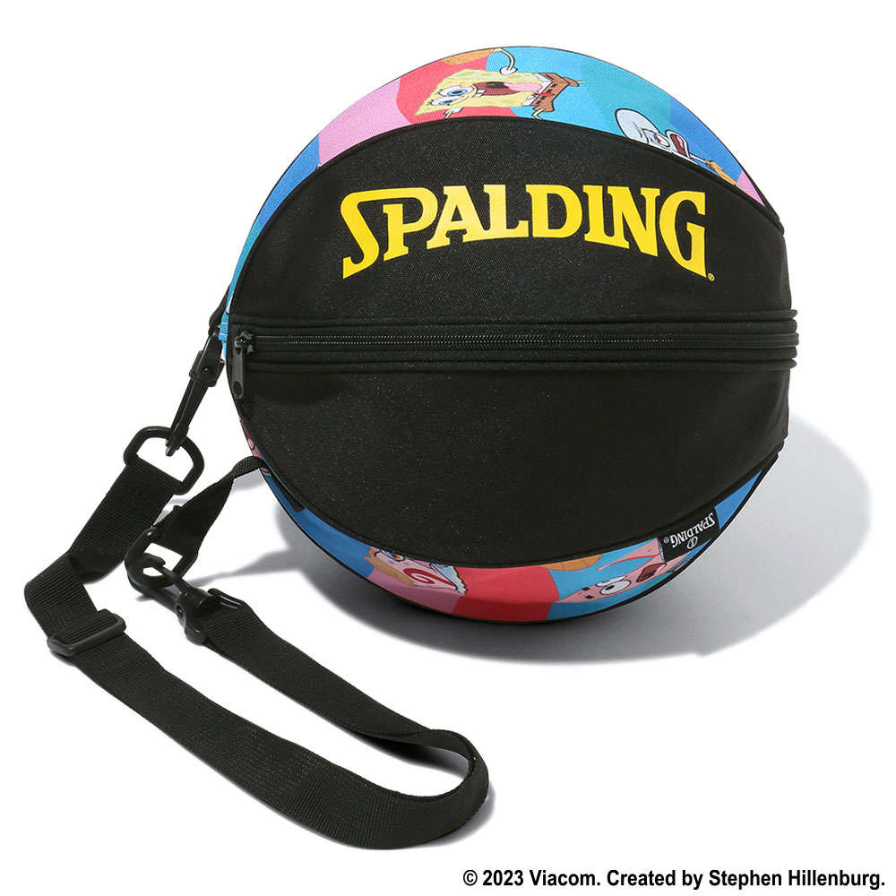 【2023AW】スポルディング ボールバッグ スポンジ ボブ ウェーブ（BALL BAG）［SPALDING］【バスケットボールバッグ】--135