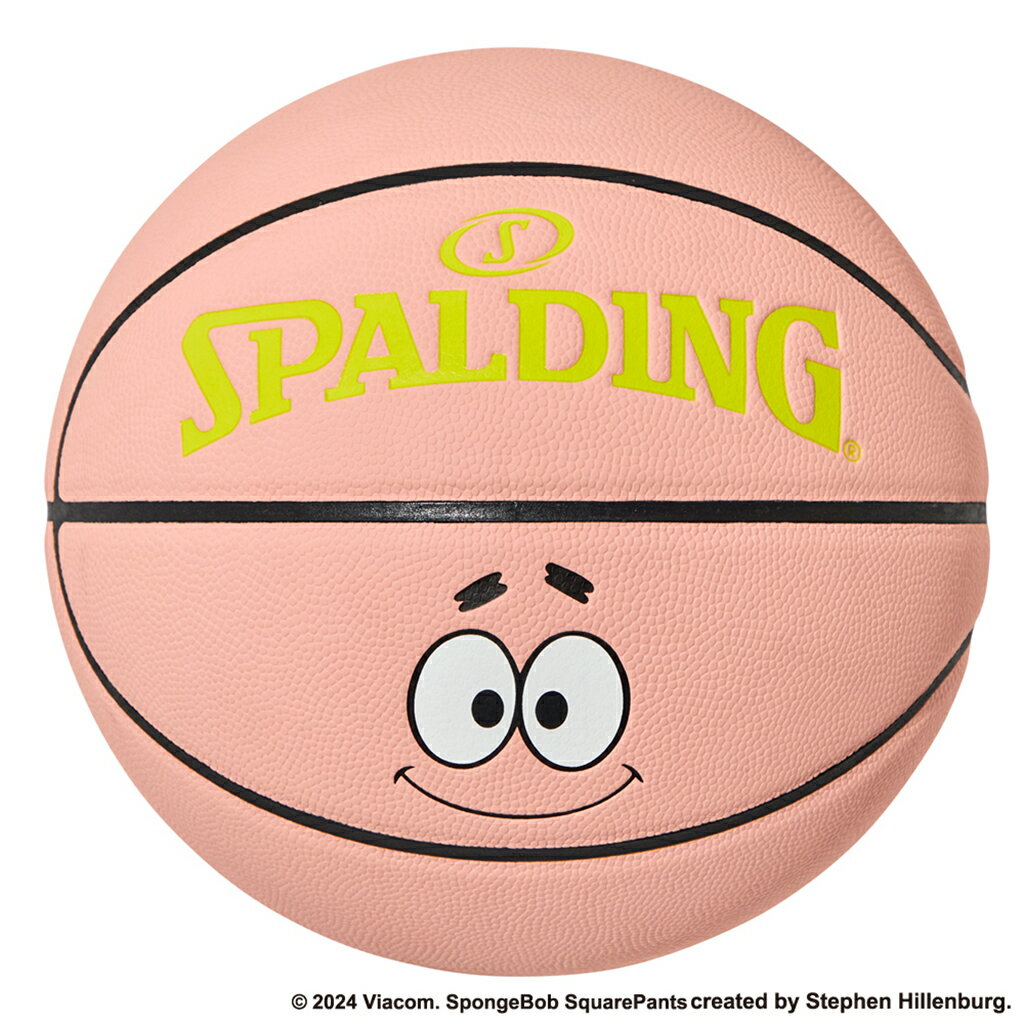 スポルディング　パトリックスター　ピンク コンポジット 合成皮革 7号球 77-913J ［SPALDING］【バスケットボール】【2024AW】--135