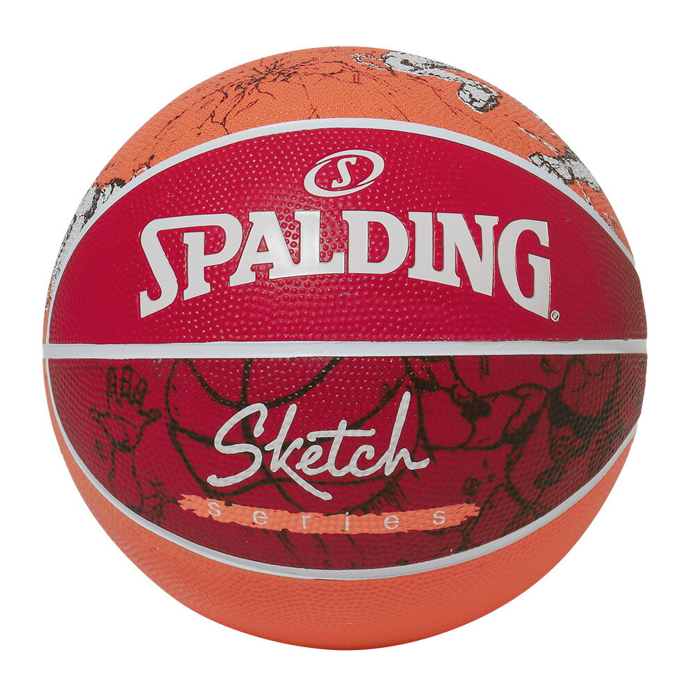 スポルディング　スケッチ ドリブル ラバー 5号球 84-558Z 屋外用［SPALDING］【2023AW】--135