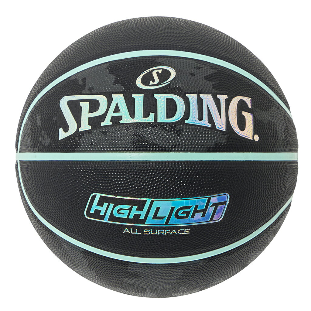 スポルディング　ハイライト　ミント　ラバー 6号球 85-154J［SPALDING］【バスケットボール】【2024AW】--135