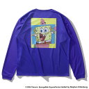 【2024AW】スポルディング ロングスリーブTシャツ スポンジ・ボブ ビッグ フェイス SMT24144S(長袖) L/S SHIRTS ディープシー [SP...