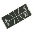 スポルディング　ジャガードタオル　ボールモチーフ　オリーブカーキ　JACQUARD TOWEL BALL MOTIF ［SPALDING］【2023AW】--135