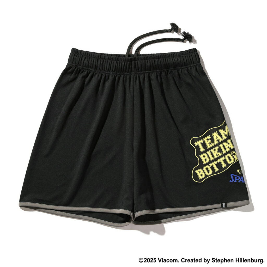 スポルディング　プラクティスパンツ　スポンジ・ボブ　チーム ビキニ ボトム　 PRACTICE PANTS　ブラック SMP25049SP［SPALDING］【2025SS】