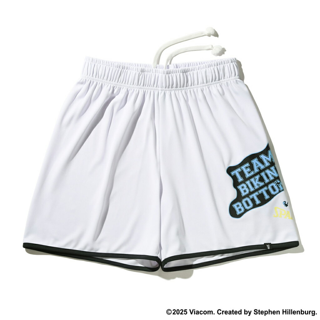 スポルディング　プラクティスパンツ　スポンジ・ボブ　チーム ビキニ ボトム　 PRACTICE PANTS　ホワイト SMP25049SP［SPALDING］【2025SS】