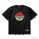 【SPカラビナプレゼント】スポルディング Tシャツ ONE PIECE ヒトヒトの実 ボールプリント(半袖) H/S SHIRTS ブラック SMT25103P...