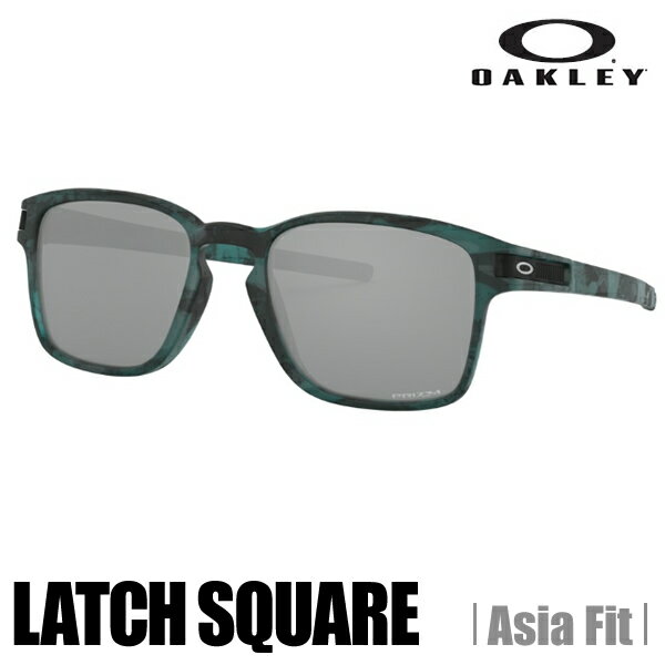 【正規代理店品】【保証書付】オークリー　サングラス　OAKLEY　オークリー　ラッチSQ　（アジアンフィット）　(Asia Fit)　Matte Arctic Surf Shadow Camo★Prizm Black　OO9358-1555　(A)OAKLEY LATCH SQ【送料無料】【代引料無料】【ULS】【oaksn19】【USL】--015