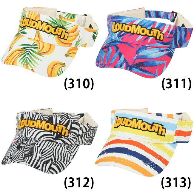 【2022NEW】ラウドマウス　LOUDMOUTH　サンバイザー　SUN VISOR 【ゴルフウェア】【ユニセックス】【派手】【送料無料】