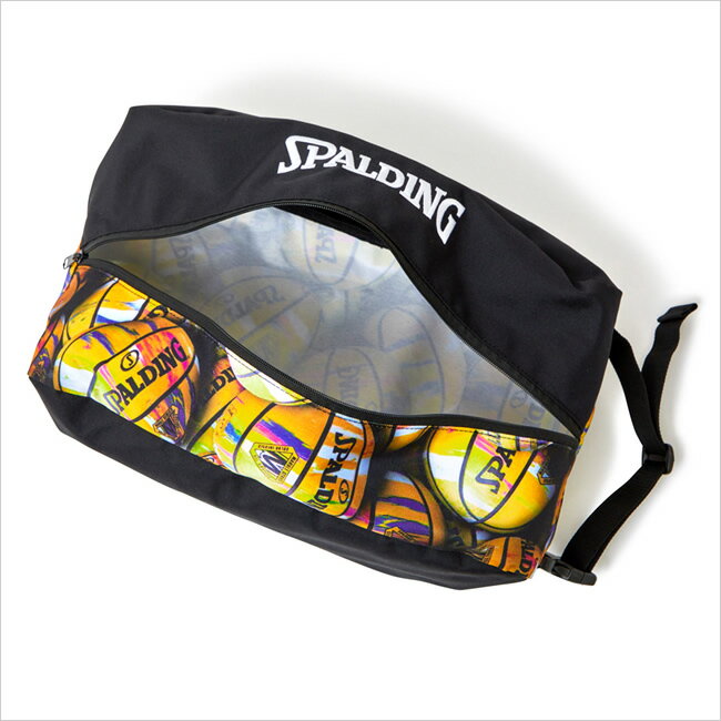 【2022AW】スポルディング　シューズバッグ　マーブルイエロー　（SHOES BAG）［SPALDING］【バスケシューズバッグ】【代引料無料】--135