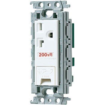 パナソニック コスモワイド15A・20Aアース付接地 WTF19324WK ■